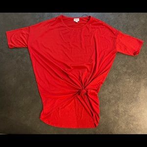 Red LuLaRoe top